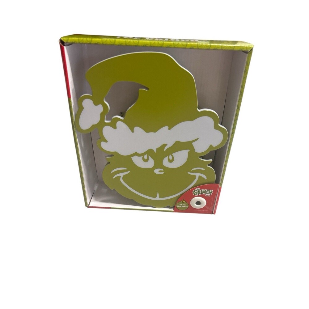 Gemmy Dr. Seuss The Grinch Radiant Shadows Light Up Wall Decor *New